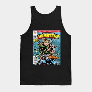 Super Ninja Hamsters Comics Tank Top